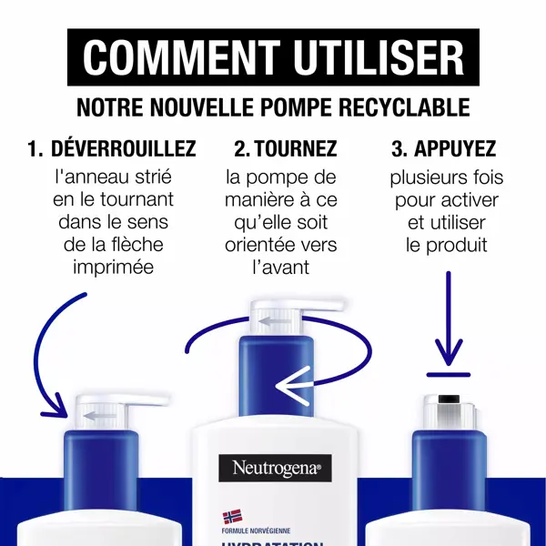 Loção Hidratante Corporal Neutrogena Norwegian Formula® 72H 400ml