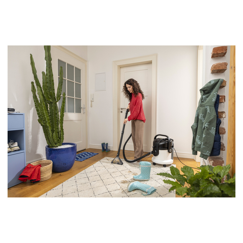 Teppe- og tekstilpleiemaskin 4+4 l 1000 W