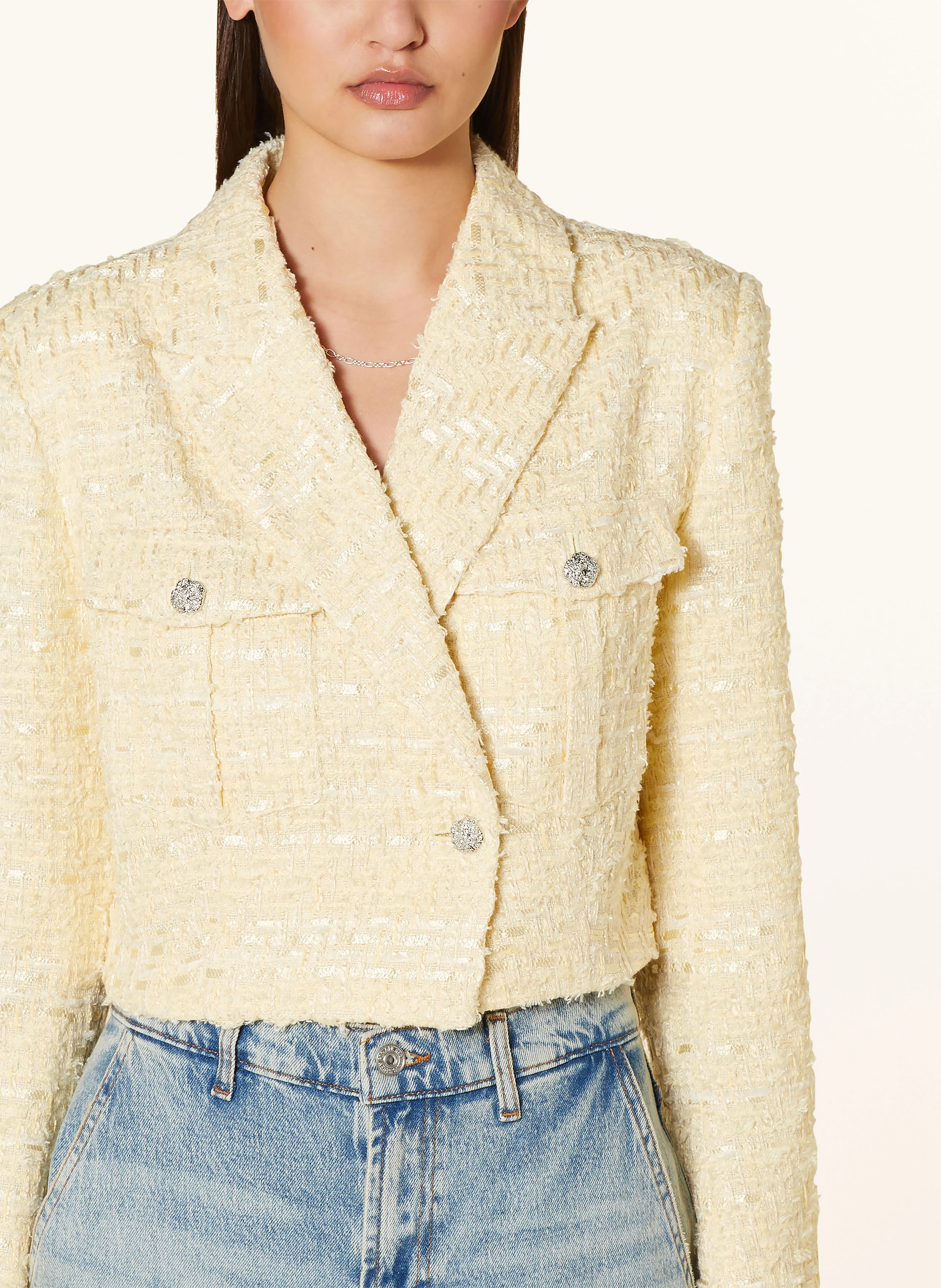 GESTUZ Bouclé-Jacke FRINGAGZ