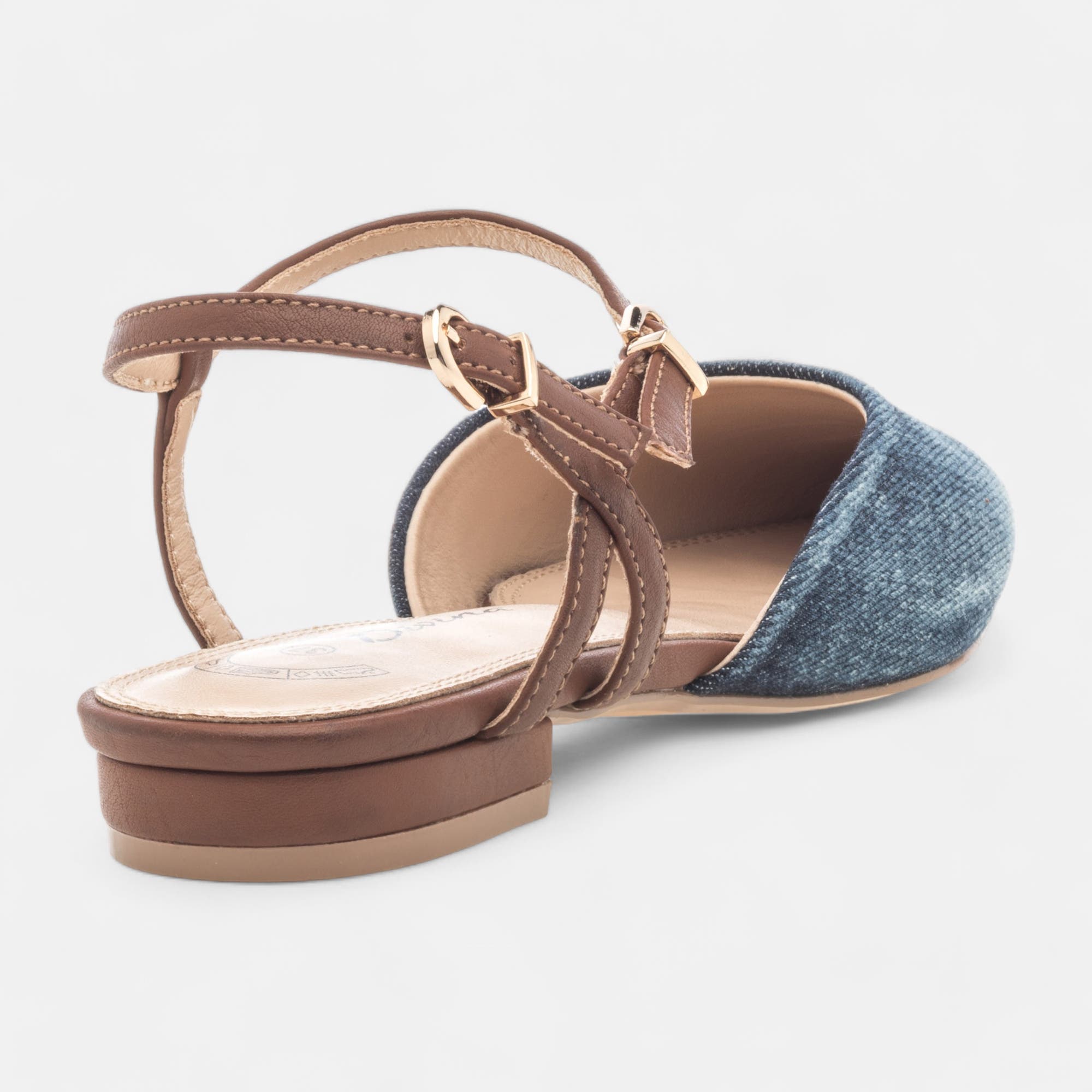 Escarpins quartiers ouverts Femme jeans
