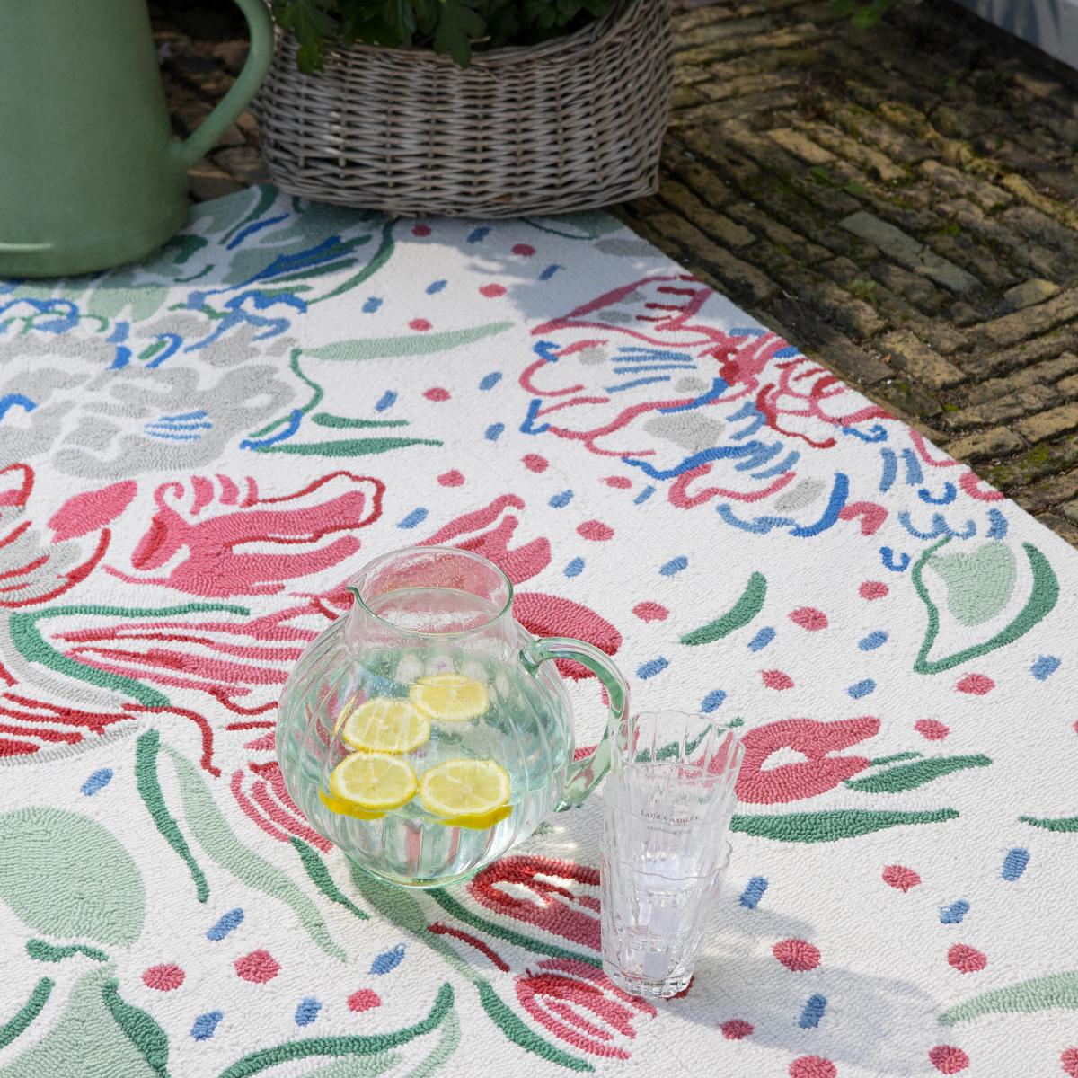 Tapis extérieur multicolore 140x200 cm