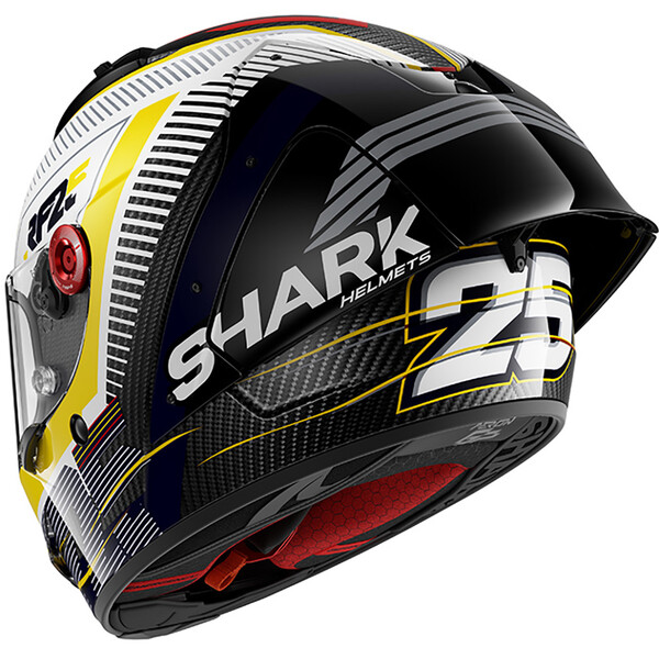 Shark - Casque Aeron GP Replica Fernandez Noir / Blanc / Jaune / Brillant