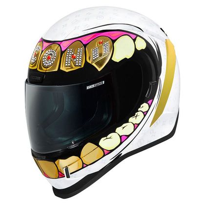 Casque Icon AIRFORM - GRILLZ - Blanc