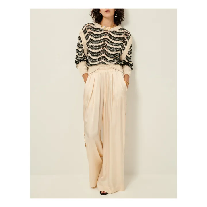 Sessùn Pull Serra Coton Recyclé | Noir