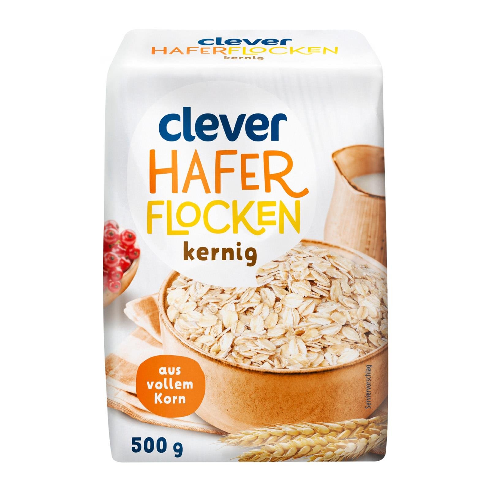 Clever Haferflocken Kernig