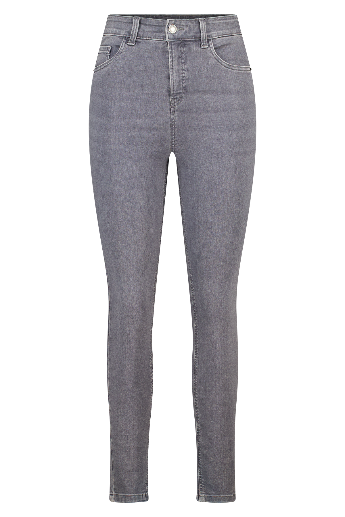 Skinny leg high waist jeans CHERRY Grijs