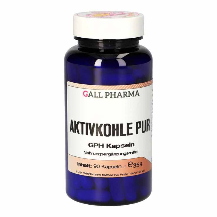 Aktivkohle Kapseln Pur GPH, 90 St