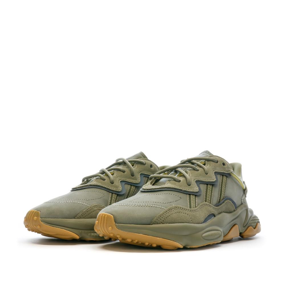 Adidas Baskets Kaki Homme Adidas Ozweego