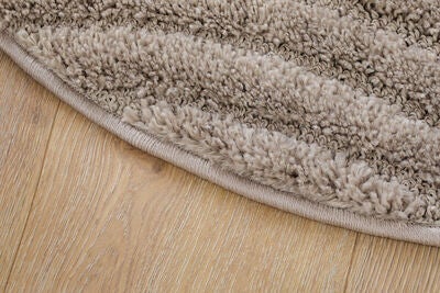 KMCarpets Doria Zen  Rundt Gulvteppe 160, Lin