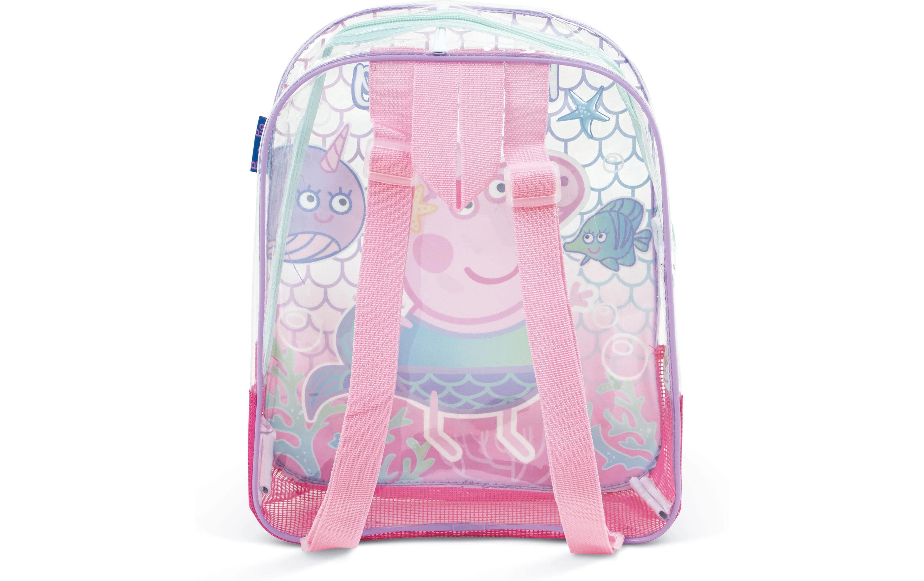 Rucksack Peppa Pig 31 x 25 x 23 cmTransparenter Strandrucksack