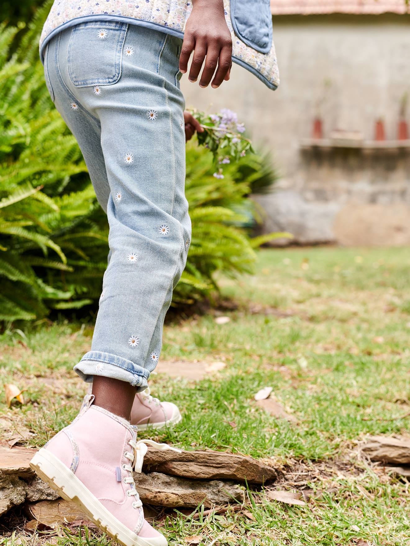Calça jeans azul estilo 