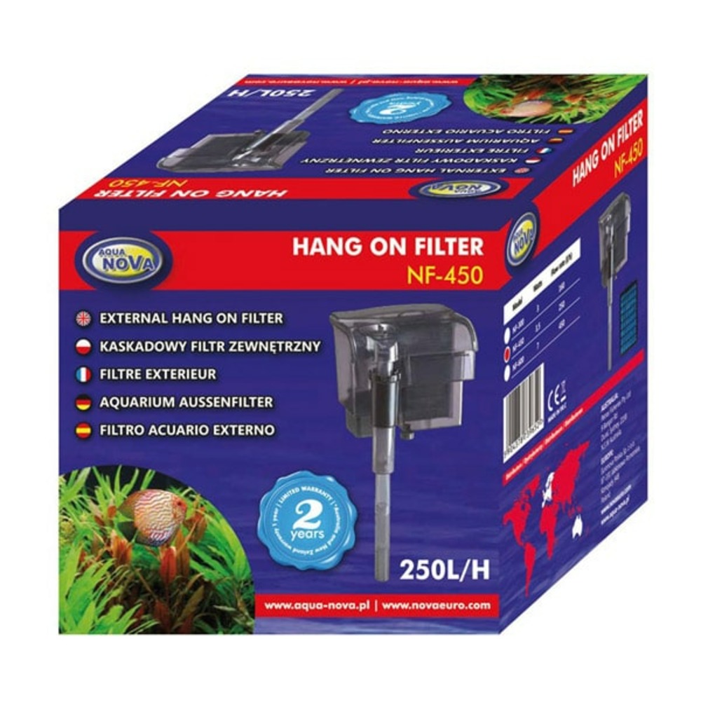 Nf-450 - filtre cascade pour aquarium jusqu'à 80l