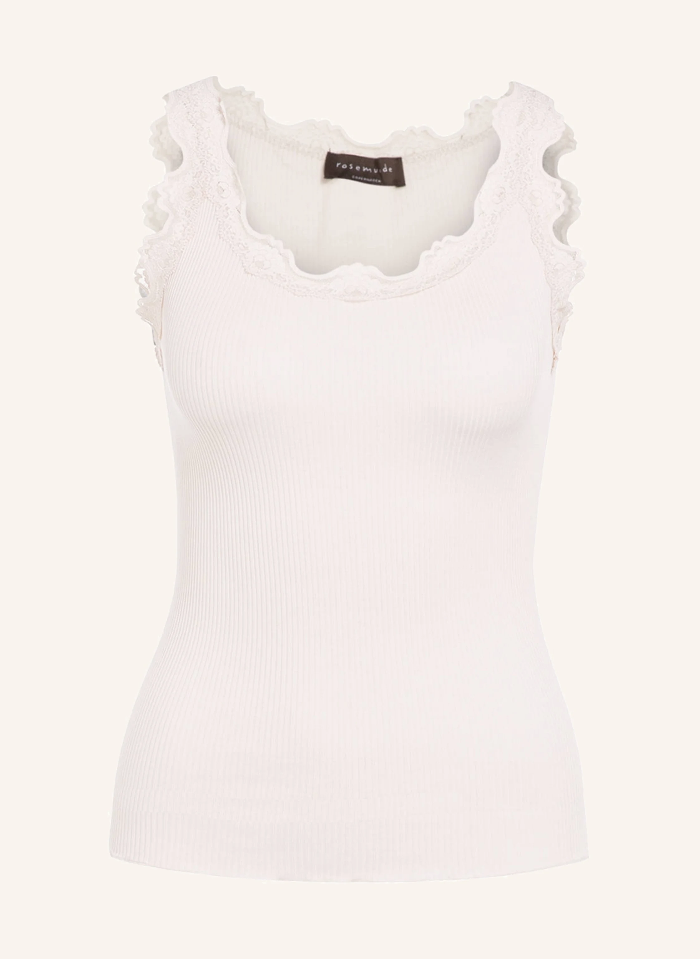 rosemunde Seidentop BABETTE mit Spitze