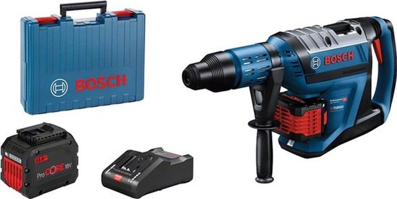 Bosch Professional GBH 18V-45 C Accu boorhamer - BITURBO - Met 2x 18V (12Ah) accu en lader - In koffer