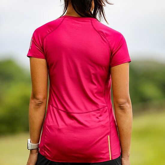 Inov-8 Base Hardloopshirt Korte Mouwen Roze Dames