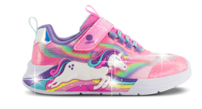 Skechers S-Lights Unicorn Chaser Sneaker Pink 302298L (27-36)