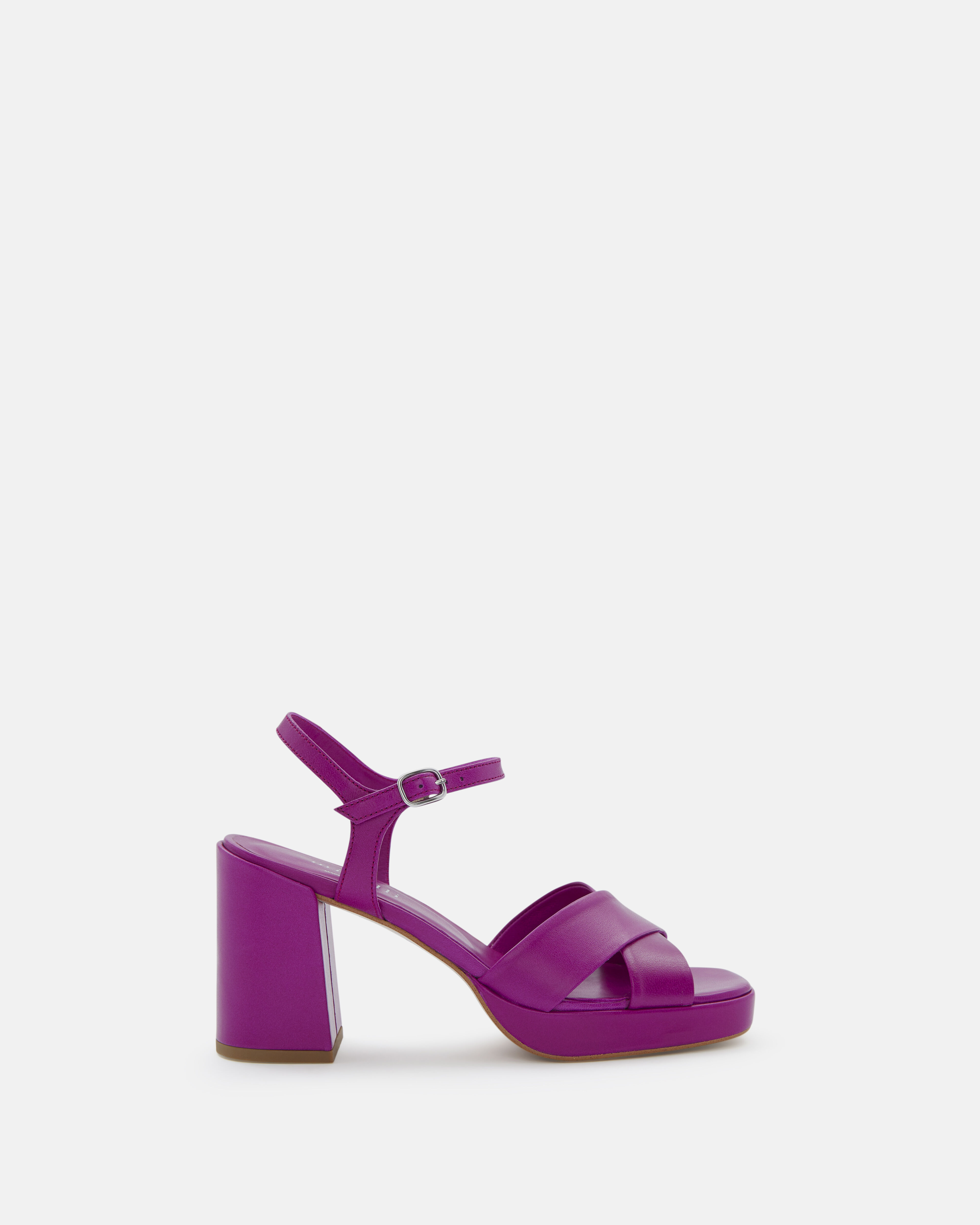 SANDALE à TALON ESME Fuchsia