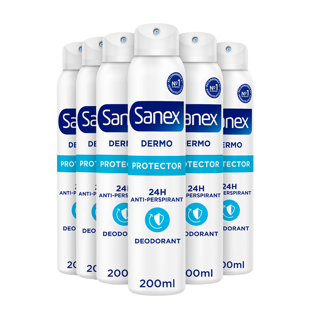 6x Sanex Deodorant Spray Dermo Protector200 ml