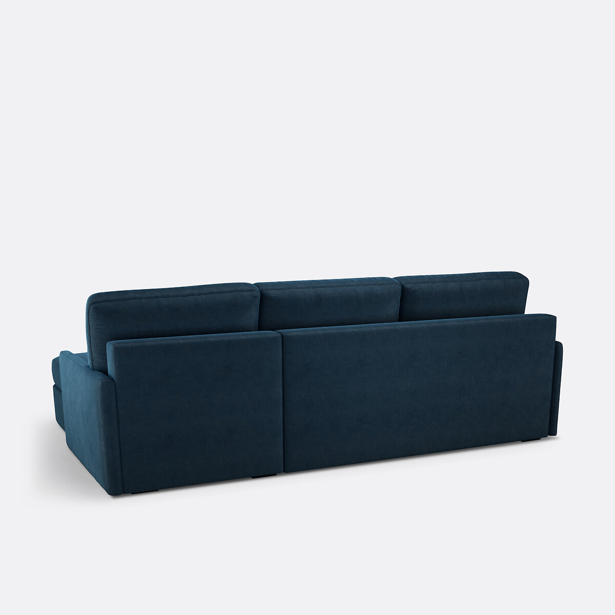 LA REDOUTE INTERIEURS<br>Sofá-cama de canto em veludo, espuma Marta