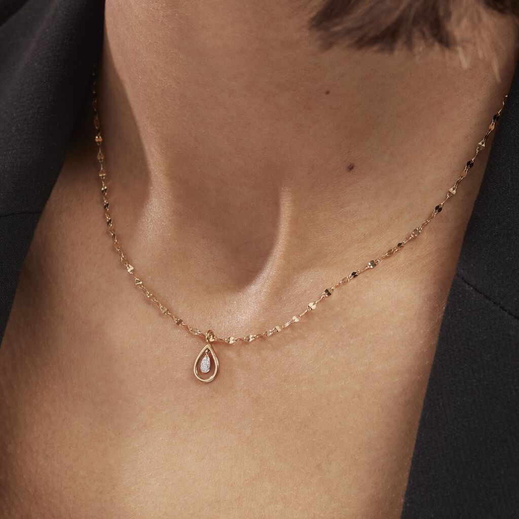 Collier Or Jaune Abhay Diamants