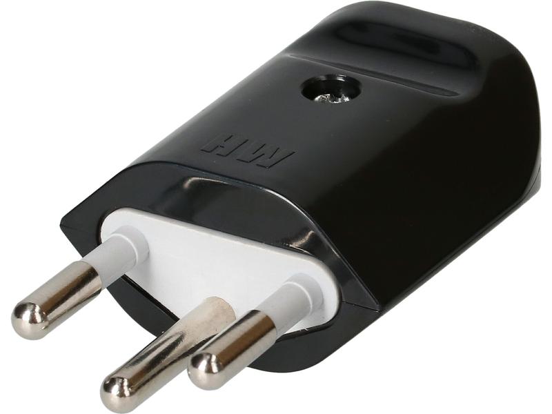 Max Hauri Montagestecker MH T12, Schwarz 3-poliger MH 12 Stecker