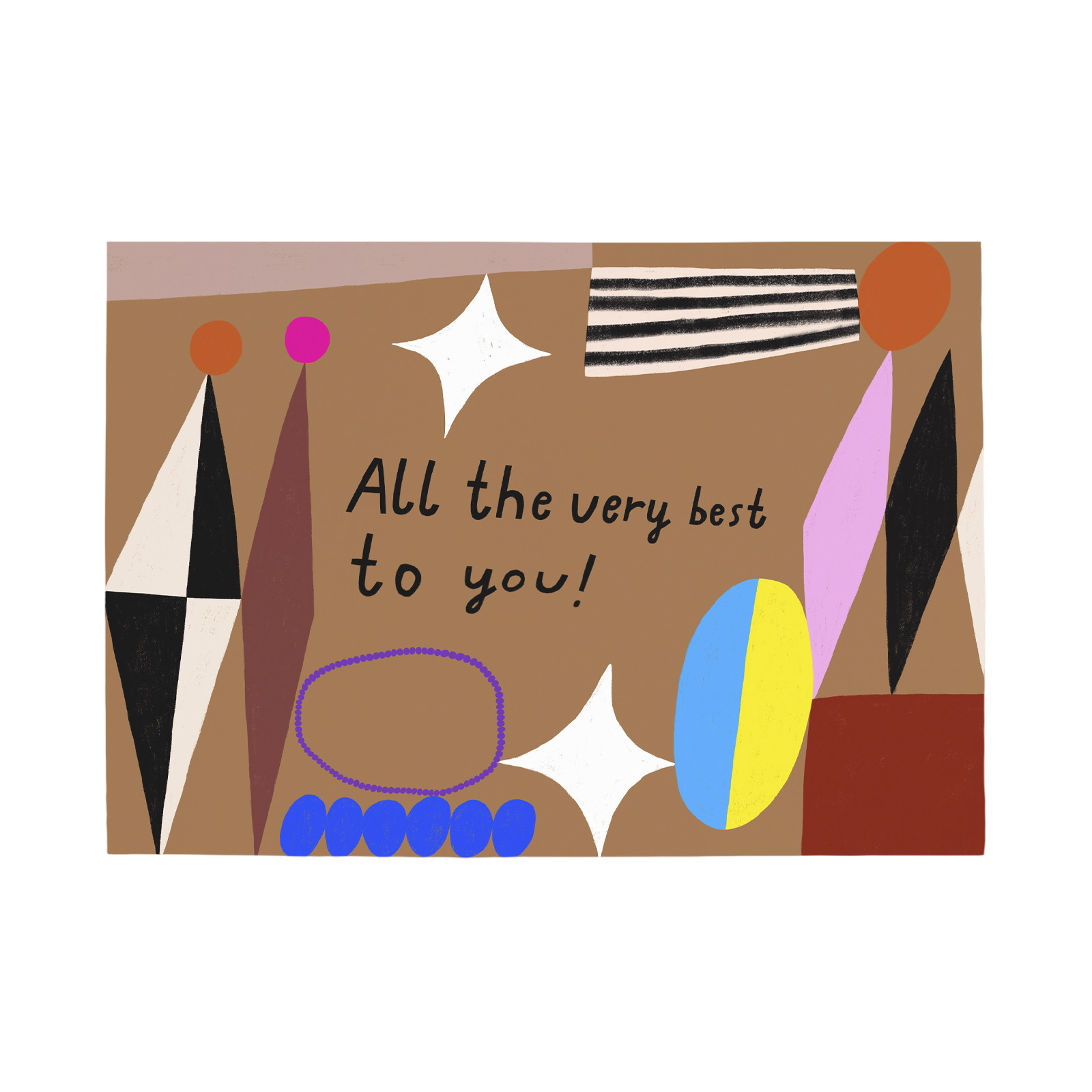Postkarte Very Best To You
