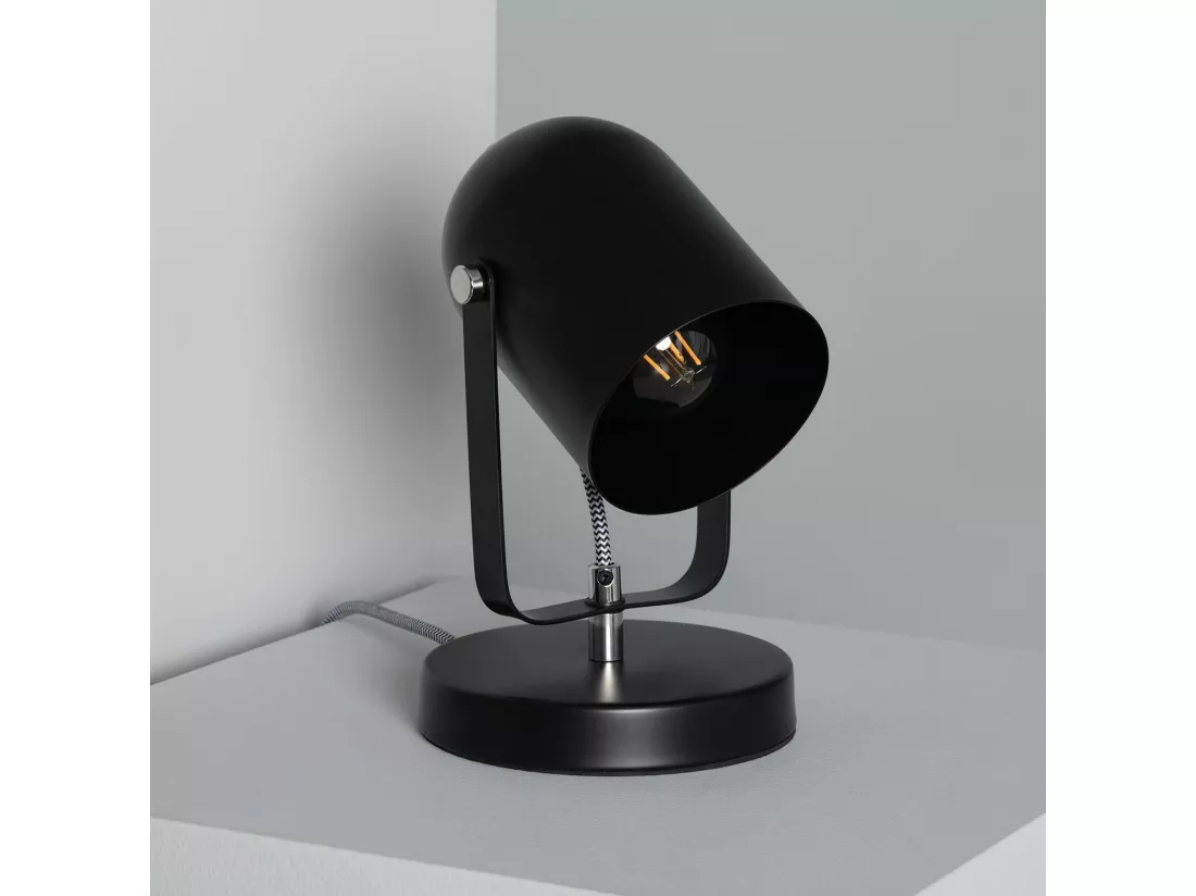 Lampe à Poser Métal Pomader Noir