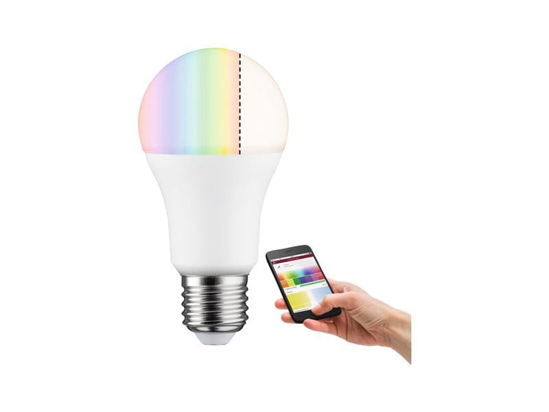 Paulmann Leuchtmittel ZigBee E27 9.3W, RGBW ZigBee steuerbare Lampe