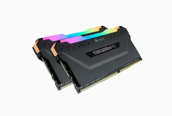 CORSAIR Vengeance RGB PRO - DDR4 - sæt - 32 GB: 2 x 16 GB - DIMM 288-PIN - 3200 MHz / PC4-25600 - CL16 - 1.35 V - ikke bufferet - ikke-ECC - sort