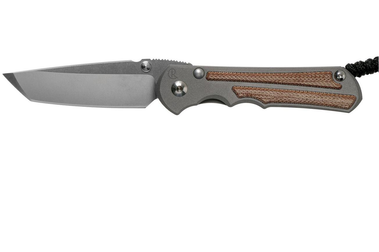 Chris Reeve Large Inkosi Natural Micarta Tanto LIN-1046 zakmes