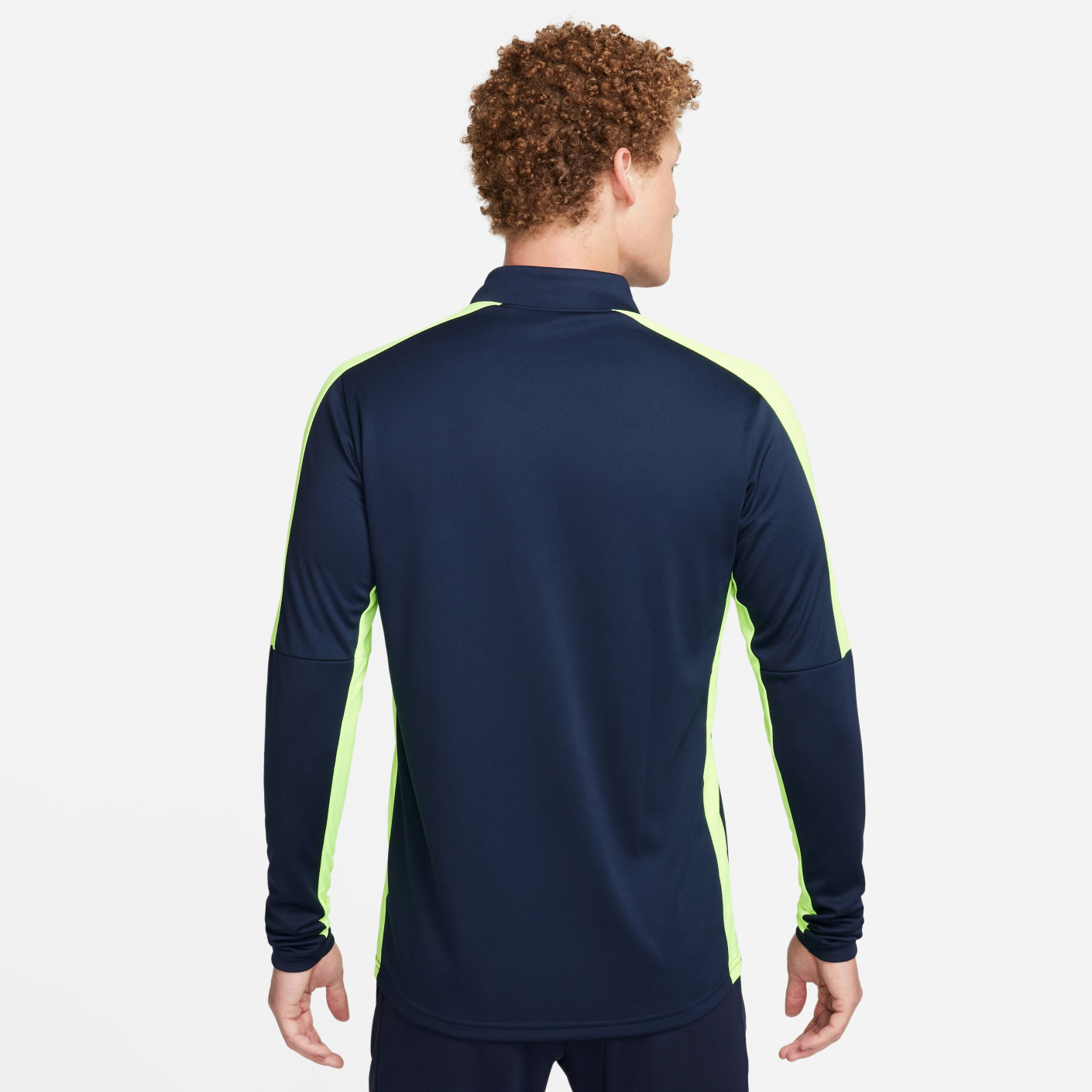 Nike Dri-FIT Academy 23 Trainingstrui 1/4-Zip Donkerblauw Geel Wit