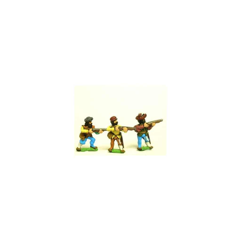 Landsknecht: Arquebusiers, firing