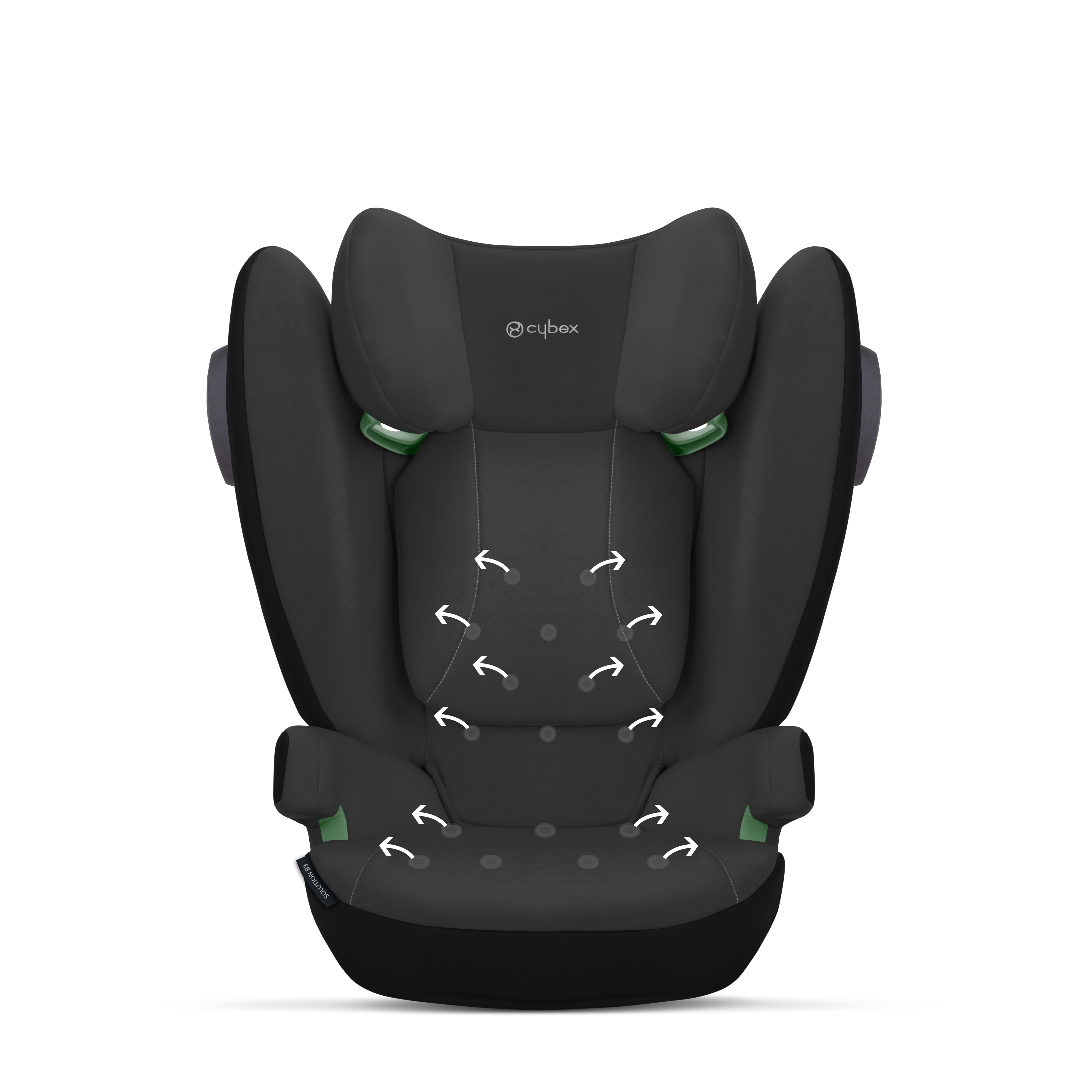 cybex Silver Kindersitz Solution B3 I-Fix Volcano Black