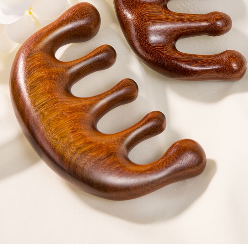 SIMBLER - Houten haarkam (verschillende designs) / Set