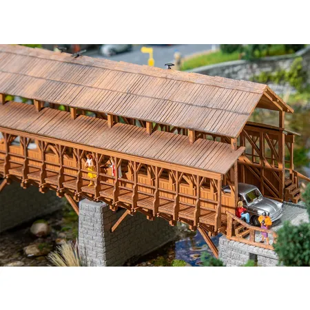 Faller 120527 - Eisenbahn-Holzbrücke