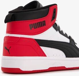 PUMA Rebound JOY Jr Unisex Sneakers White Black HighRiskRed
