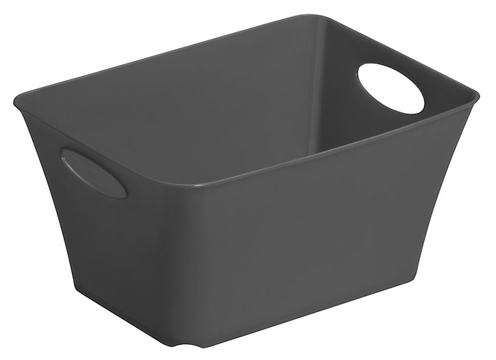 Panier plastique gris Sundis Living box 1,5L