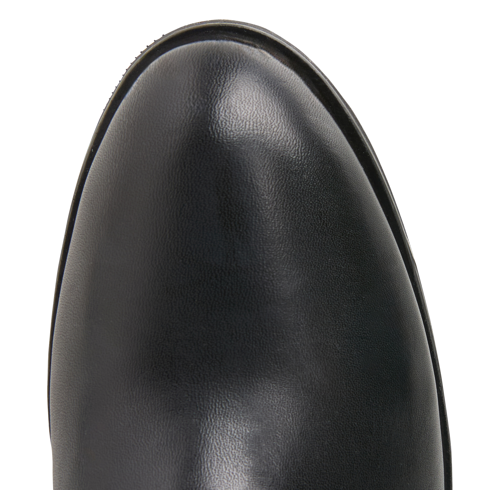 CHARLOTTE - Bottines à boucle en cuir | Noir