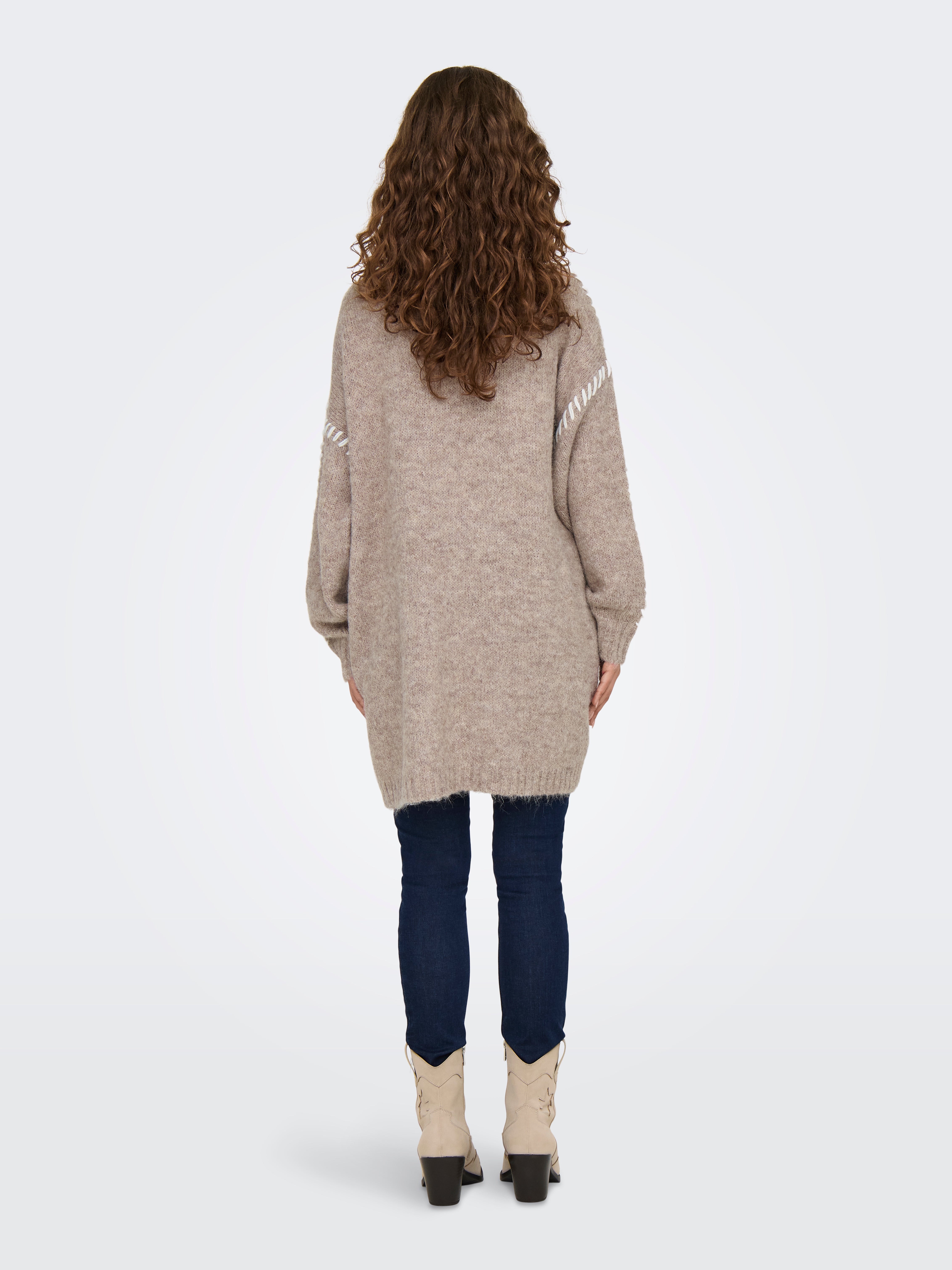 JDYZOEY Strickjacke Chateau Gray