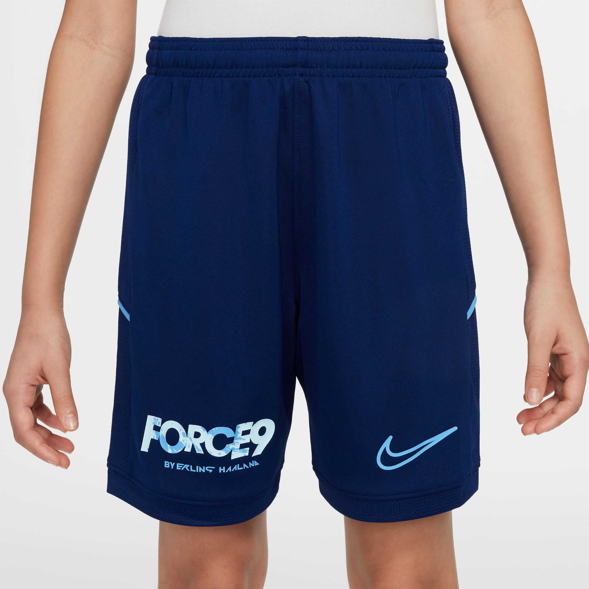 Erling Haaland Academy Dri-FIT Shorts Junior 492/Blue Void/Blue Void/University Blue