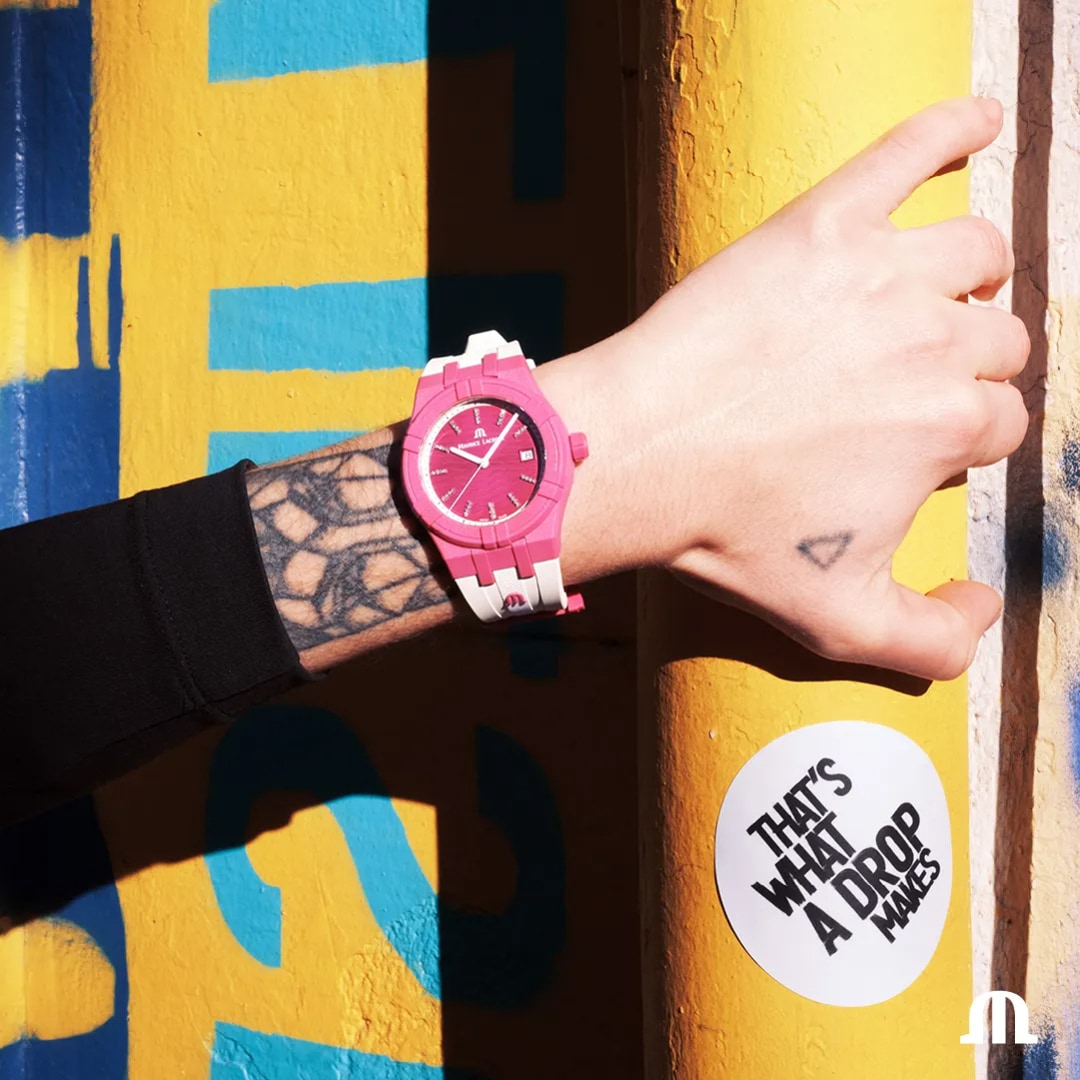 Maurice Lacroix Aikon #tide Pink / Weiss