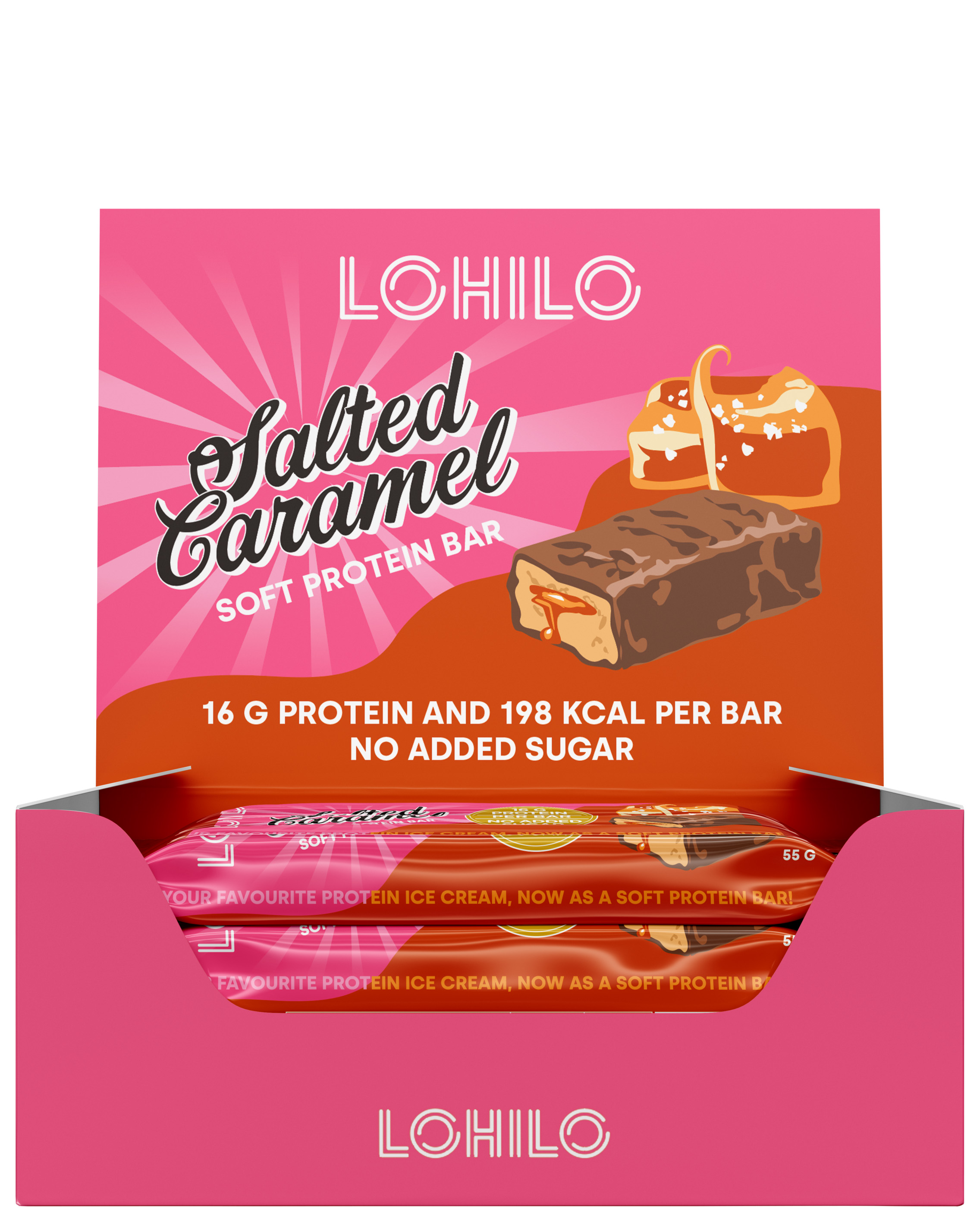 Lohilo Proteinbar Salted Caramel 12x55g