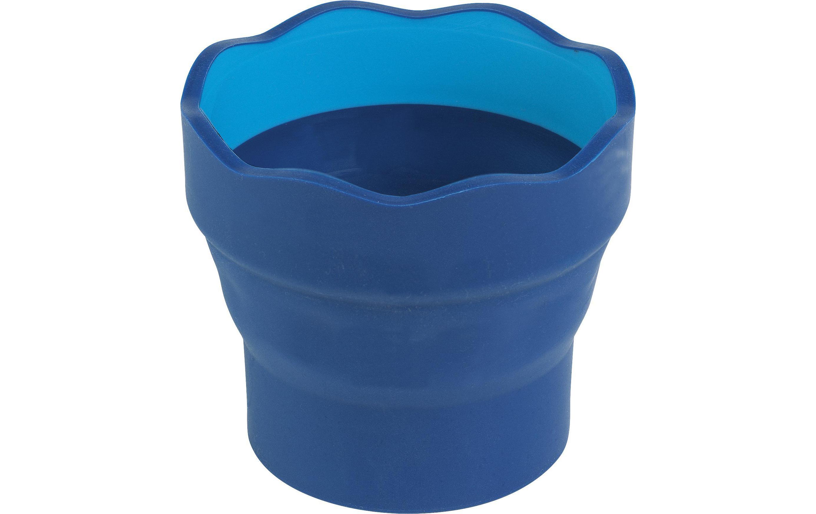 Wasserbecher Clic&Go BlauZusammenfaltbarer Becher, blau