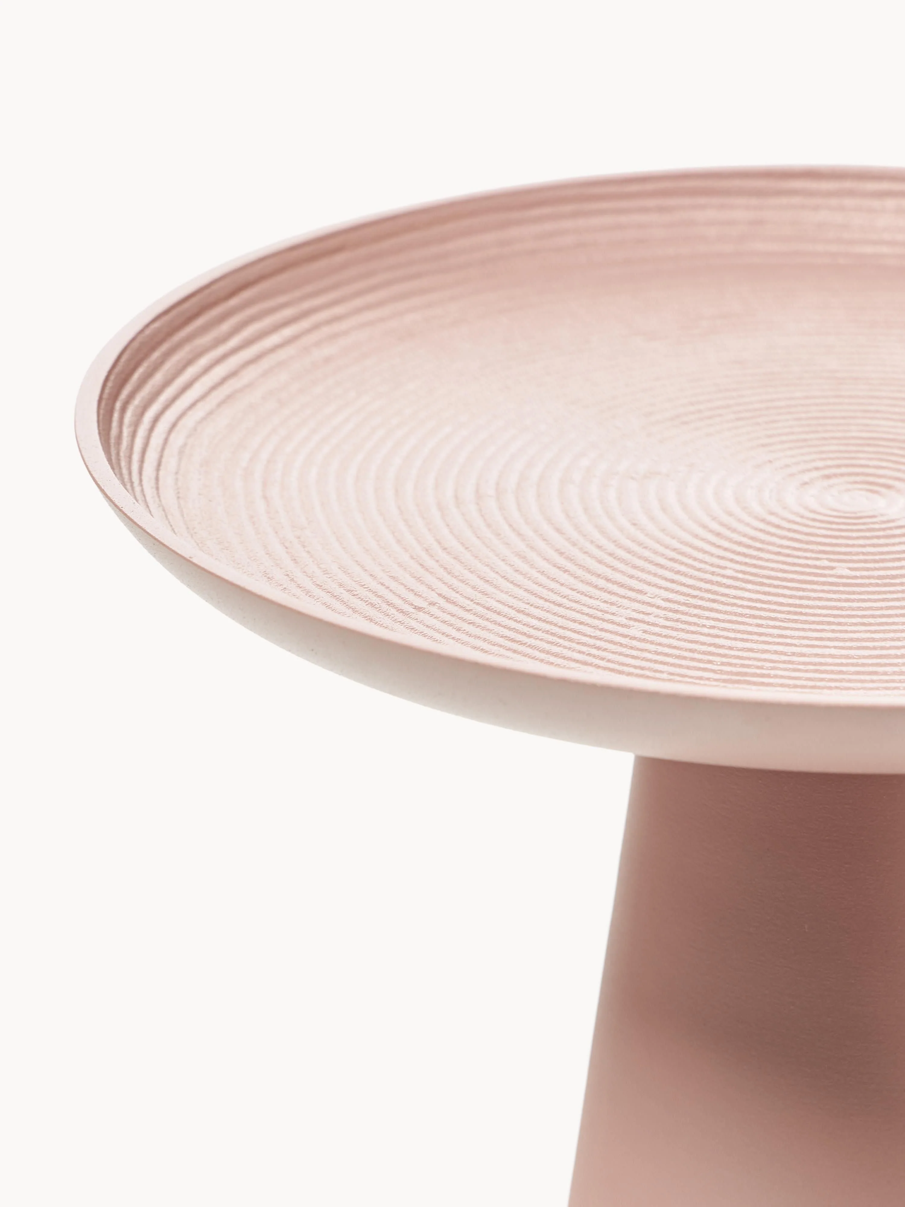 Ronde bijzettafel Ringar van metaal