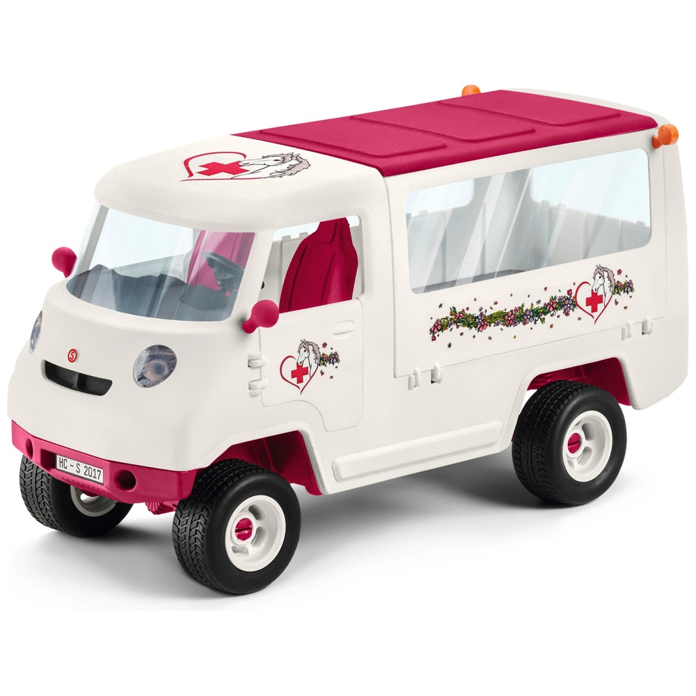 Schleich Horse Club Mobiler Tierarztwagen mit Hannoveraner Fohlen 42370/42439 Sortiment