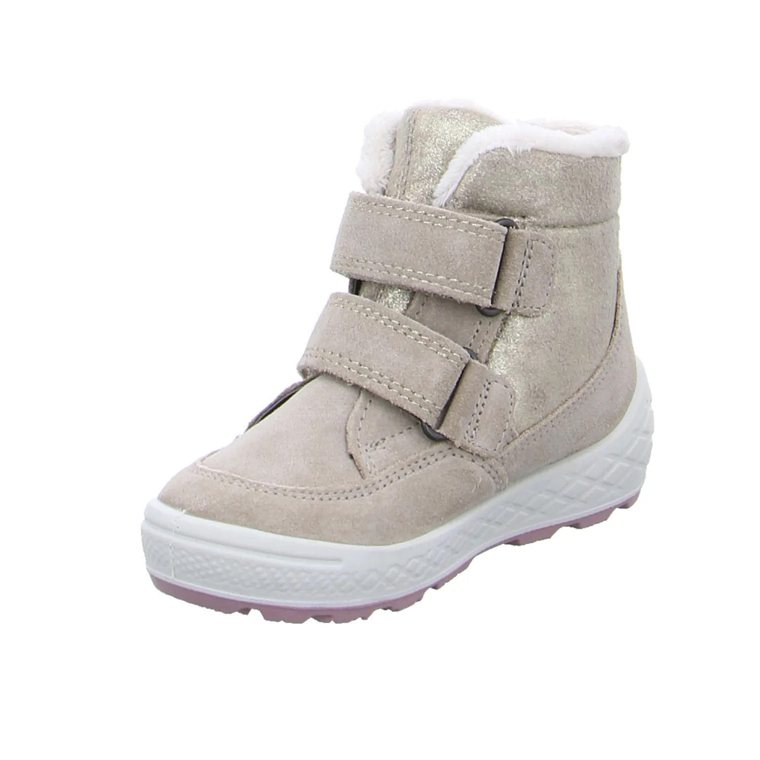 SUPERFIT Kleinkinder-Winter-Bottine Natural Textil  Baby-Boot