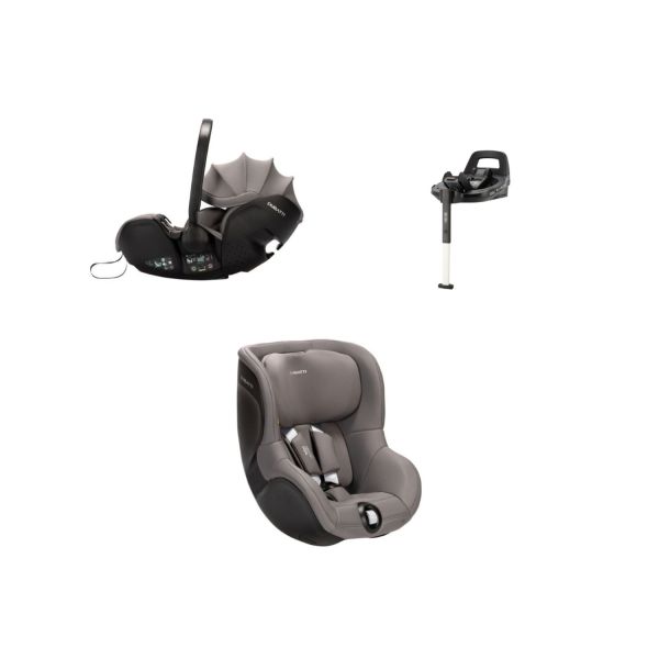 Dubatti by Römer Autostoeltje Babysafe Pro | Dubatti by Römer Autostoeltje Dualfix 5Z2 - Mushroom Gray | Vario Base 5Z by Dubatti