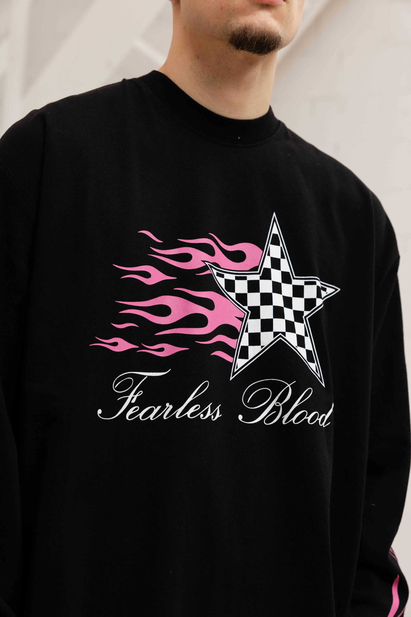 Fearless Blood Gino Longsleeve Shirt Heren Zwart