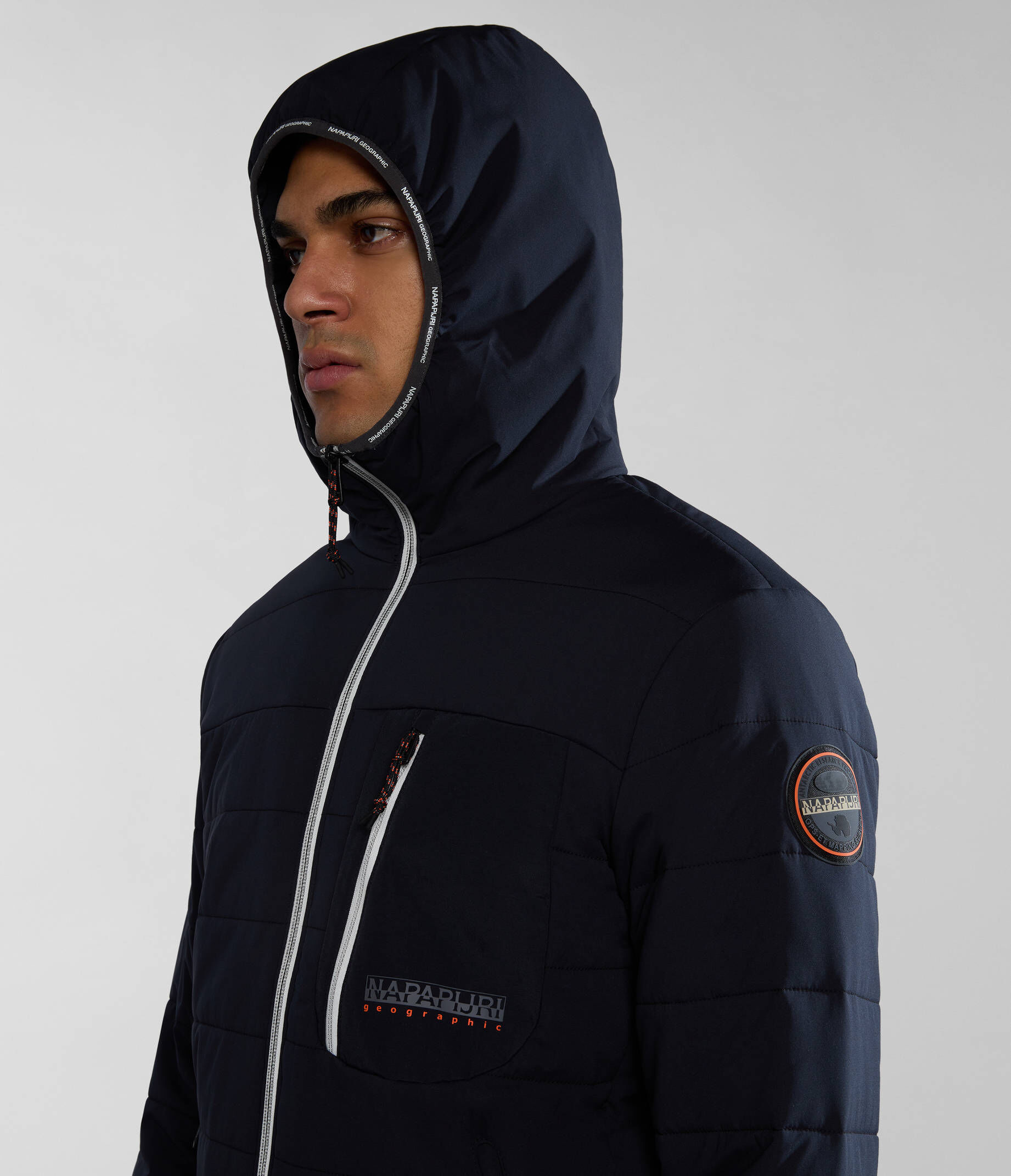 NAPAPIJRI| Herren Steppjacke mit Kapuze HURON