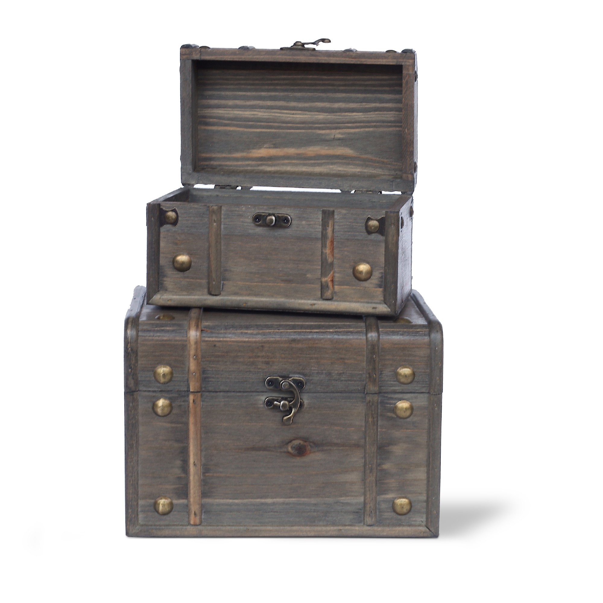 Kofferbox 'Lualeni' S, braun, B 18 cm, L 11 cm, H 11 cm von fischer's lagerhaus